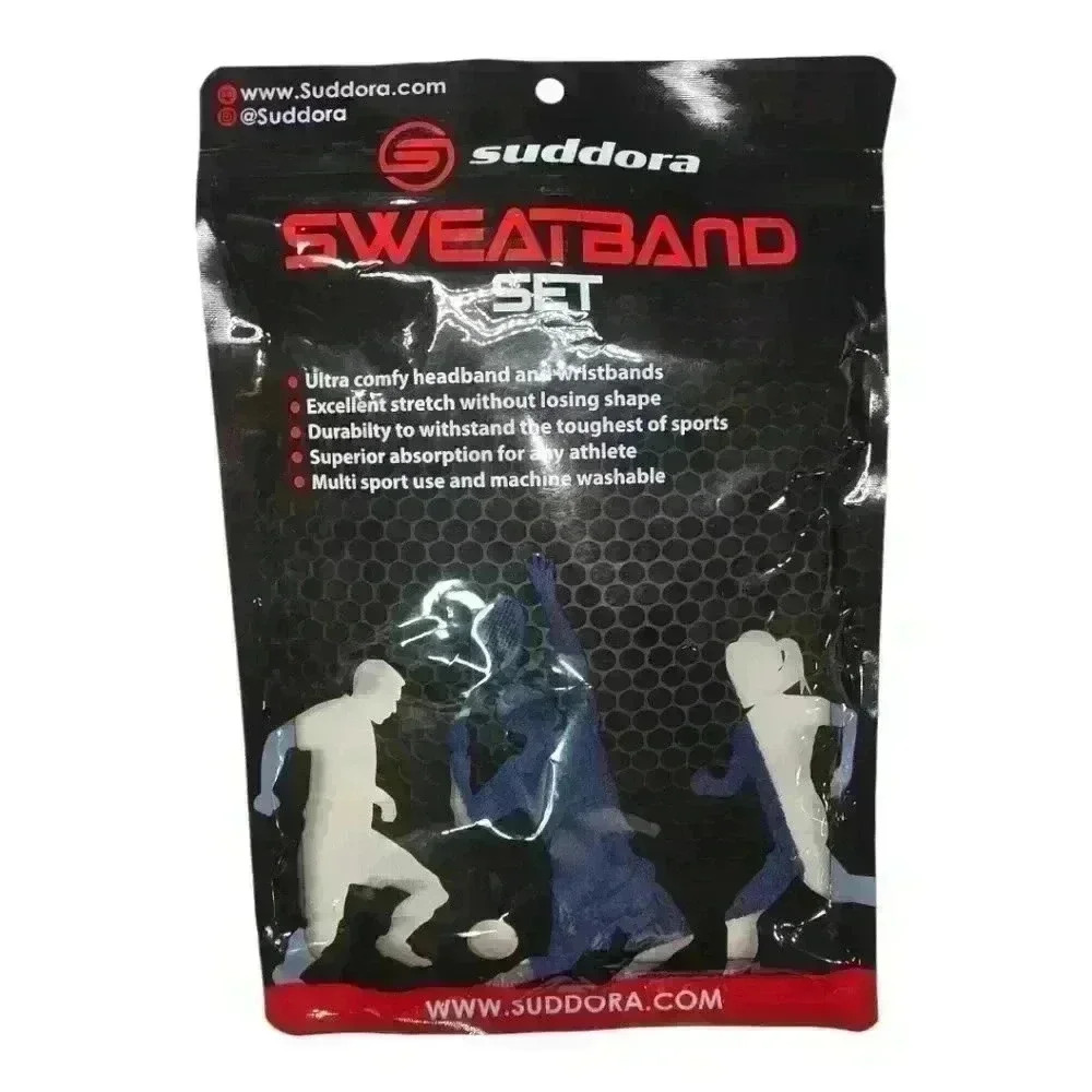 Suddora WRISTBANDS ONLY Set *READ* Blue Wristbands Multisport Super Absorption